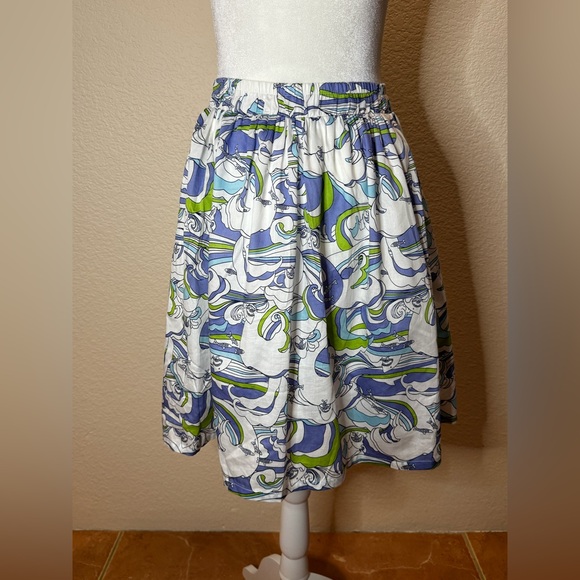 Modcloth* On My Wavelength Shark Skirt * Size Medium - Picture 1 of 3